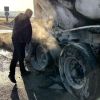 Изгорял тир блокира движението по магистрала „Тракия“