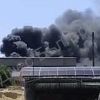 Пожар пламна в предприятие в Средец, призоваха жителите да останат по домовете си