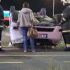 Катастрофа на входа на Бургас: Бургаска "Тойота" е по таван след удар с турски "Фолксваген"