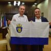 Кметът Димитър Николов поздрави Цанко Цанков за успешното преплуване на Северния канал