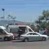 Зрелищна катастрофа на бул. Ивн Вазов в Бургас: Кола се обърна на кръстовище заради отнето предимство
