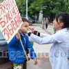 Протестът на медицински специалисти и студенти в Бургас: Не убивайте нашите мечти!