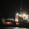 Първи кадри от среднощната операция по спасяване в бурните води на Черно море