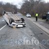 Турски автомобил се блъсна в кола на жандармерията на пътя Бургас- Малко Търново