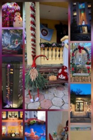 Инициативата „Да украсим Бургас“ вдъхнови десетки бургазлии. Вижте част от празничната украса, с която блестят домове, детски градини и институции!